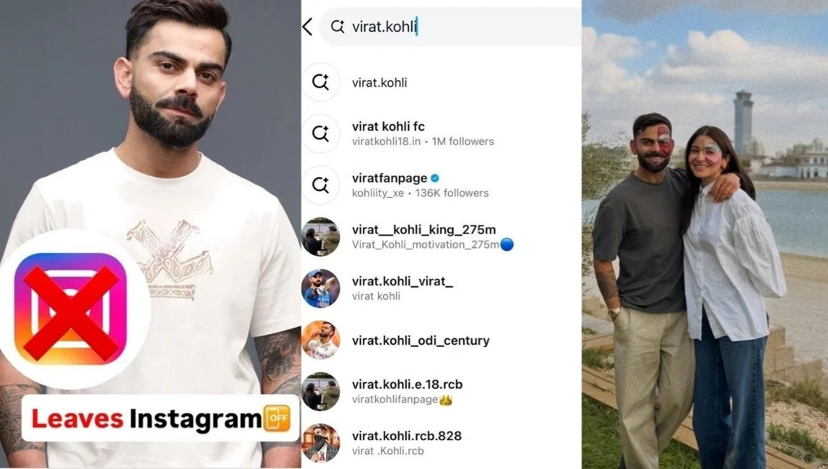 Virat Kohli Account Not Found